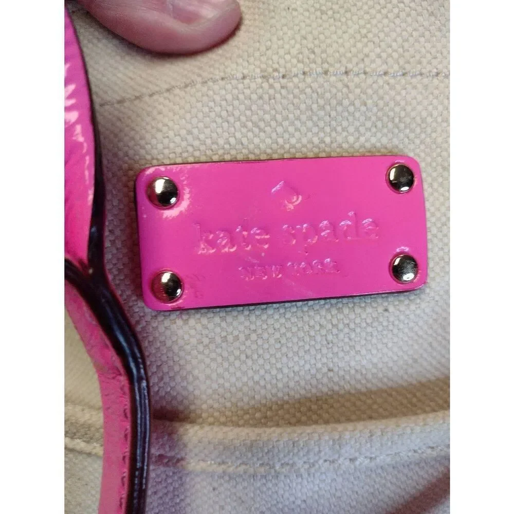 Kate Spade New York Horseshoe Cove Magazine Tote Pink Cream Handbag